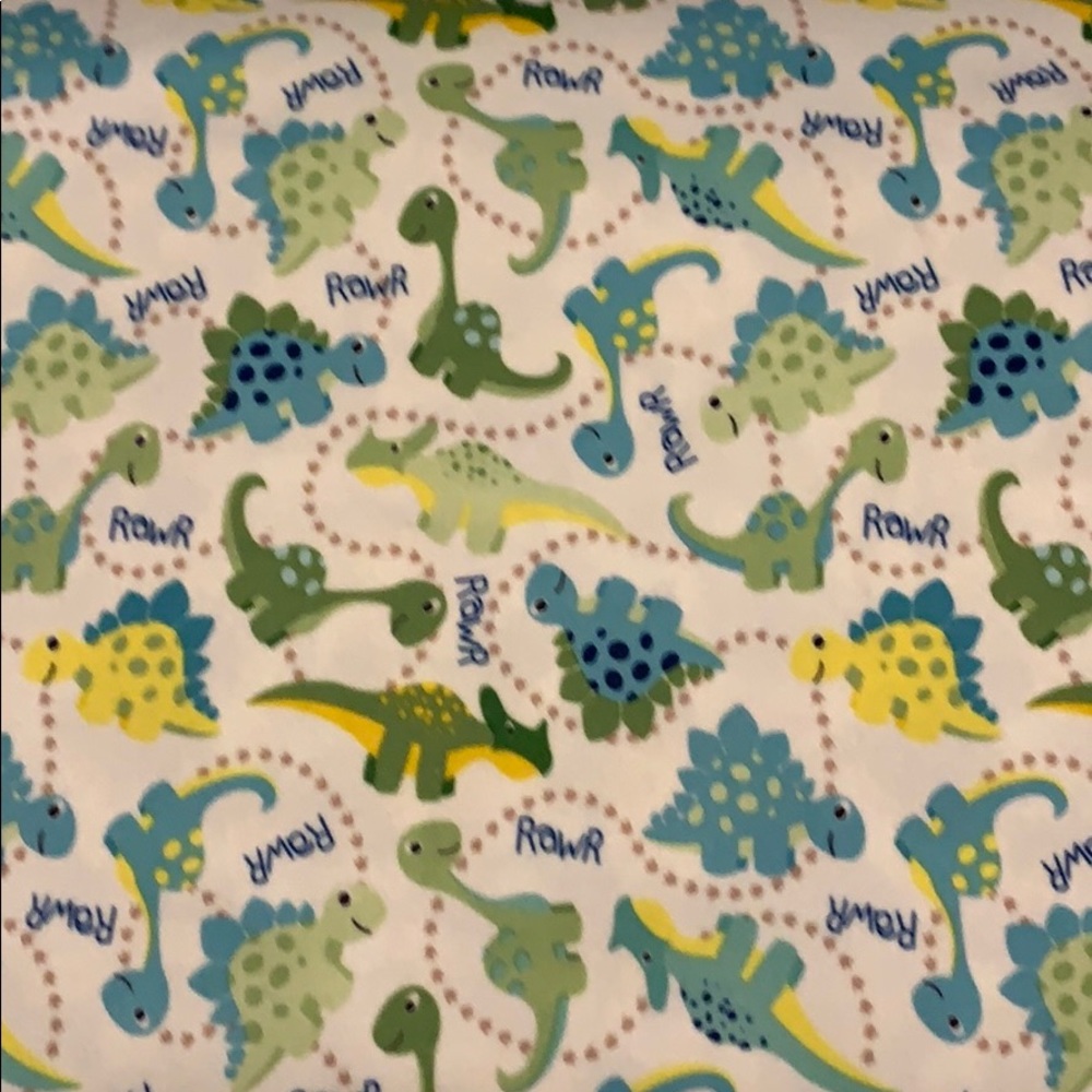 Babyville Dinos Pul Fabric 1/2 yard